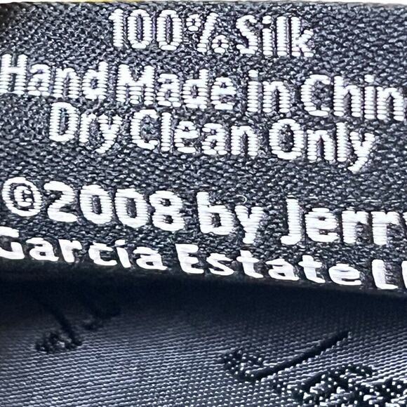 J Jerry Garcia 100% Silk Mens Necktie Neck Tie Emerald City Limited Edition - Picture 15 of 16
